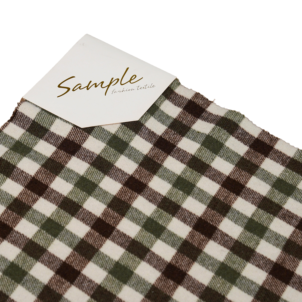 100٪ دیگر، 410G/M سبز، قهوه ای و سفید، نخ توید، ML-701234