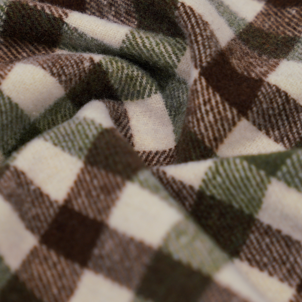 100٪ دیگر، 410G/M سبز، قهوه ای و سفید، نخ توید، ML-701234