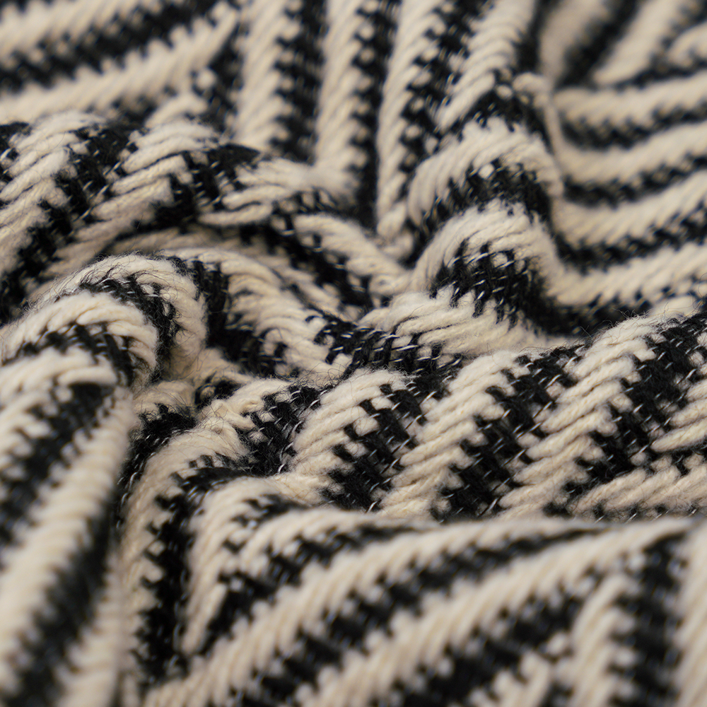 100٪ دیگر، 720G/M، کلاسیک سیاه و سفید، نخ تویید، ML-70230021-22090