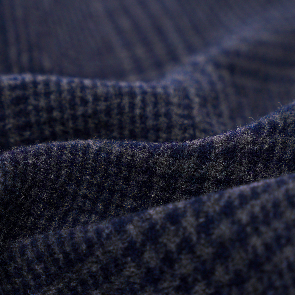 55% پشم، 45% Othe,r 645G/M، آبی دریایی، پارچه مخملی دو رو، ML-3010305-1