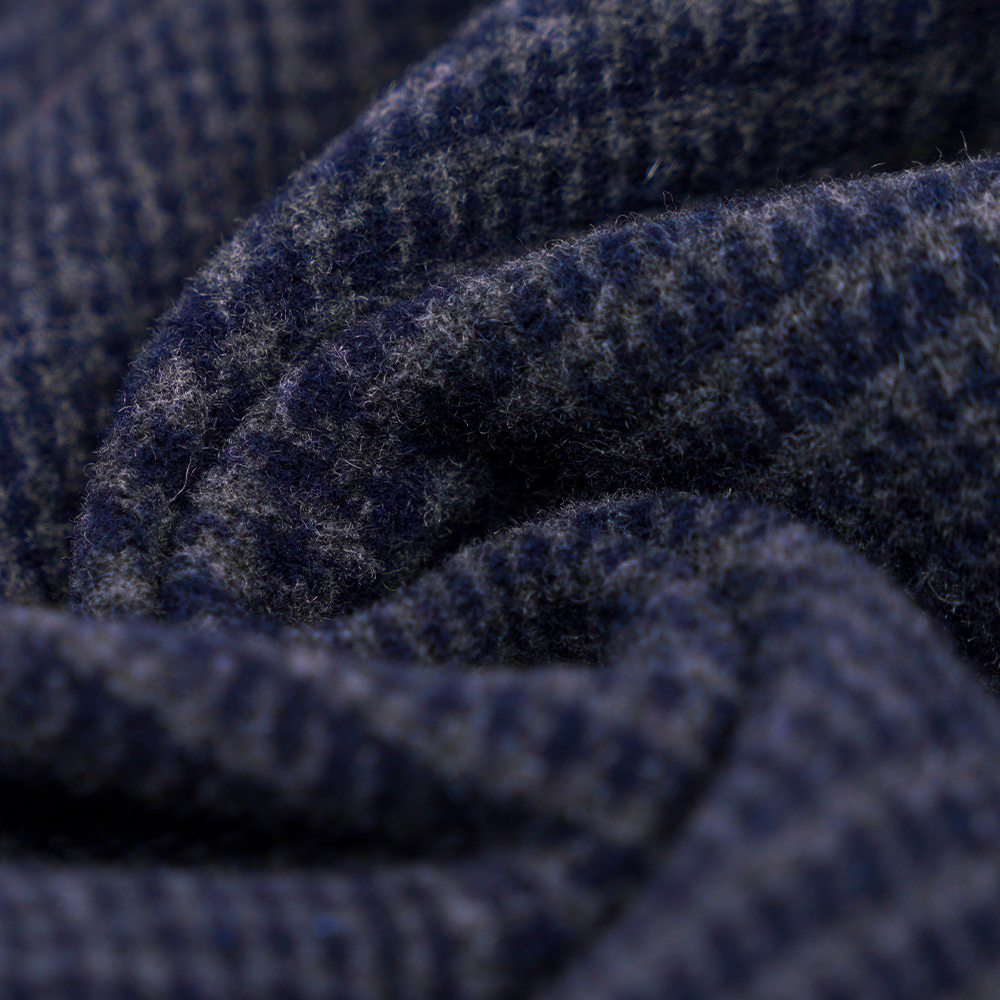 55% پشم، 45% Othe,r 645G/M، آبی دریایی، پارچه مخملی دو رو، ML-3010305-1