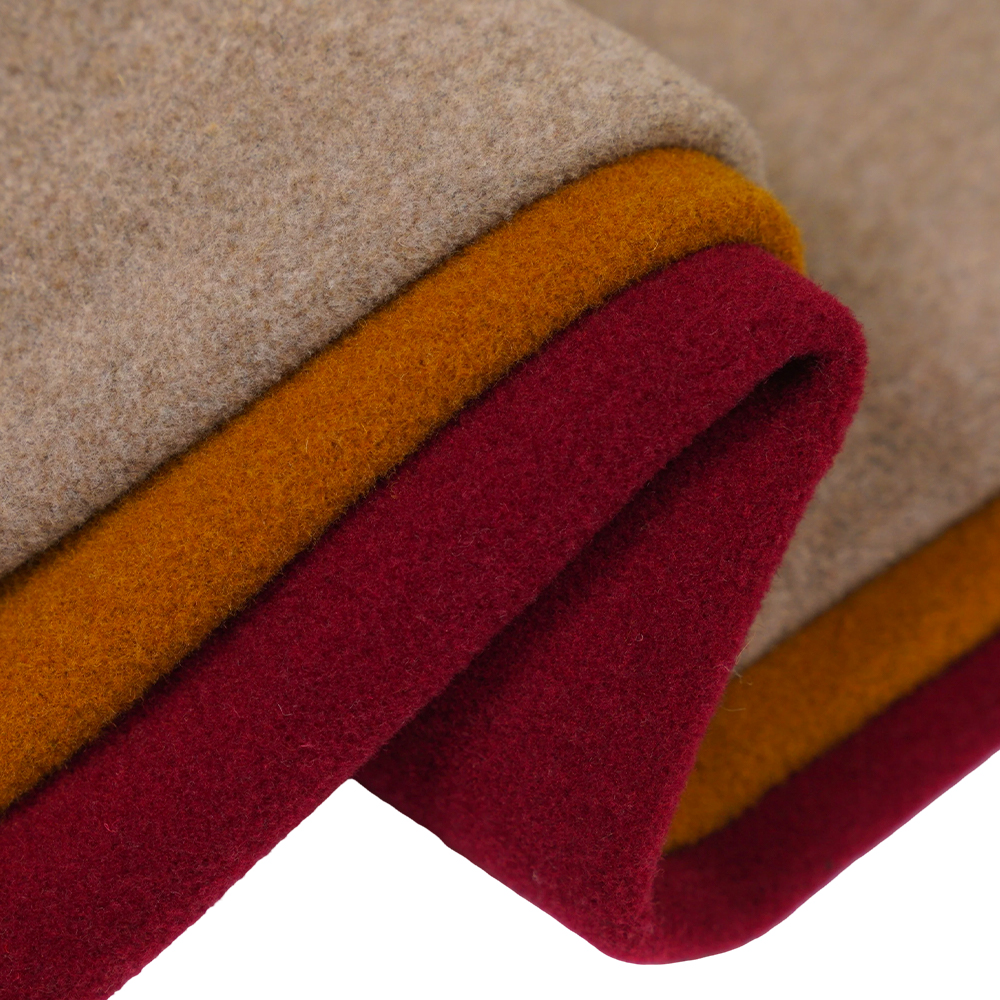 20٪ پشم، 70٪ پلی استر، 690G/M، رنگ زمین، پارچه پرز، ML-2010384-4